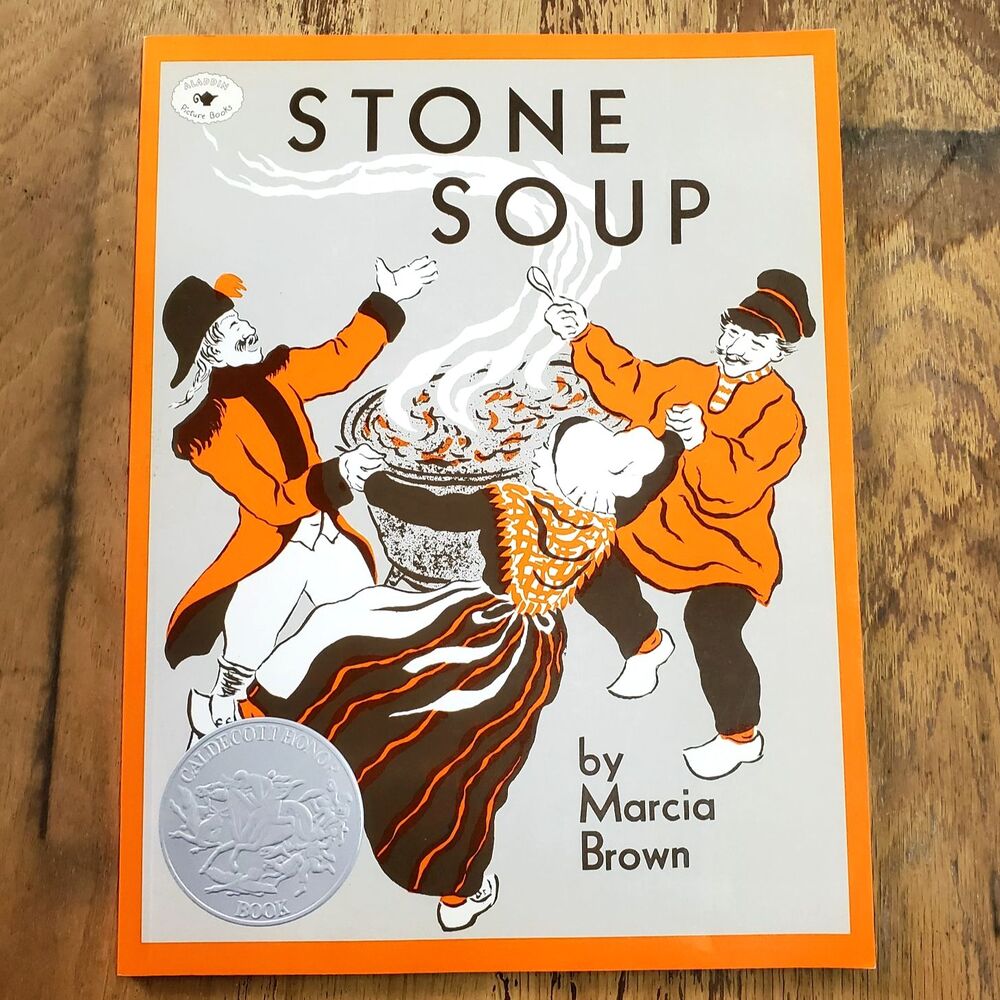 Stone Soup Marcia Brown 1997 Vintage Caldecott Trade Paperback Kids Fiction Book